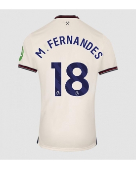 Billige Fotballdrakt West Ham United Mateus Fernandes #18 Replika Bortedrakt 2025-26 Kortermet Billige Fotballdrakt West Ham United Mateus Fernandes #18 Replika Bortedrakt 2025-26 Kortermet